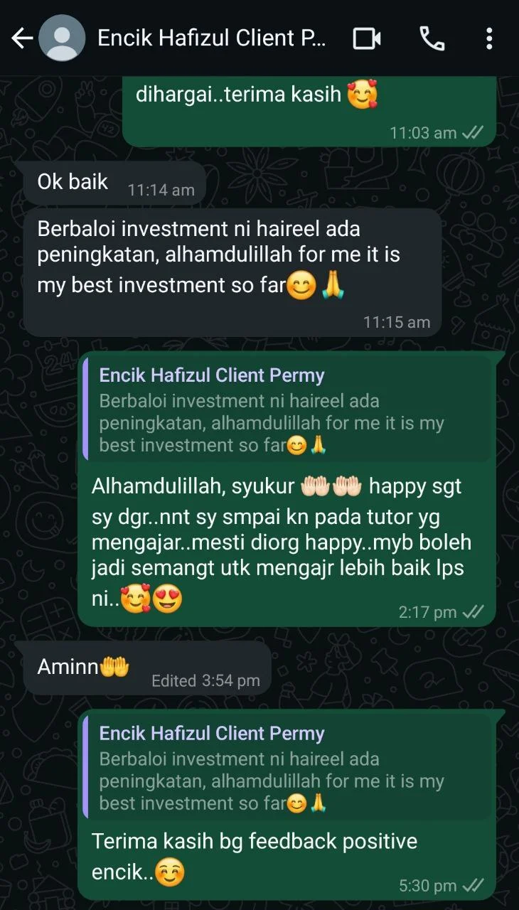 Parent testimonial screenshot 10